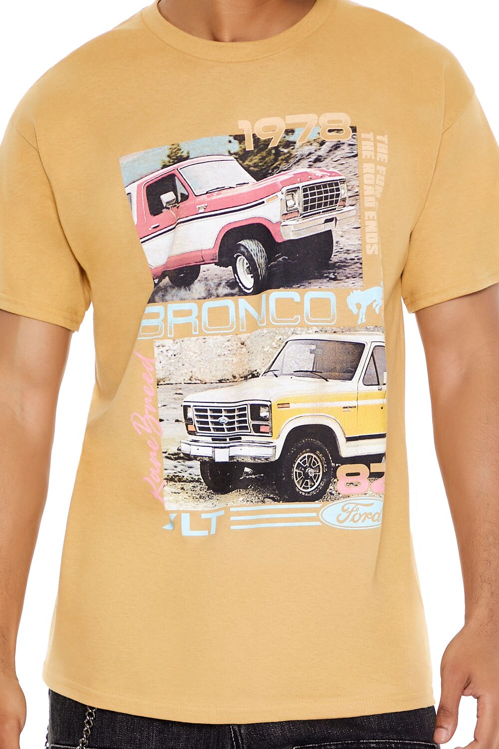  Forever 21 Ford Bronco Graphic Tee - light brown multi - Bonton