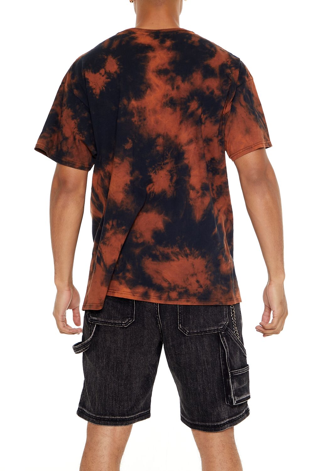  Forever 21 Guns N Roses Bleach Dye Graphic Tee - black multi - Bonton