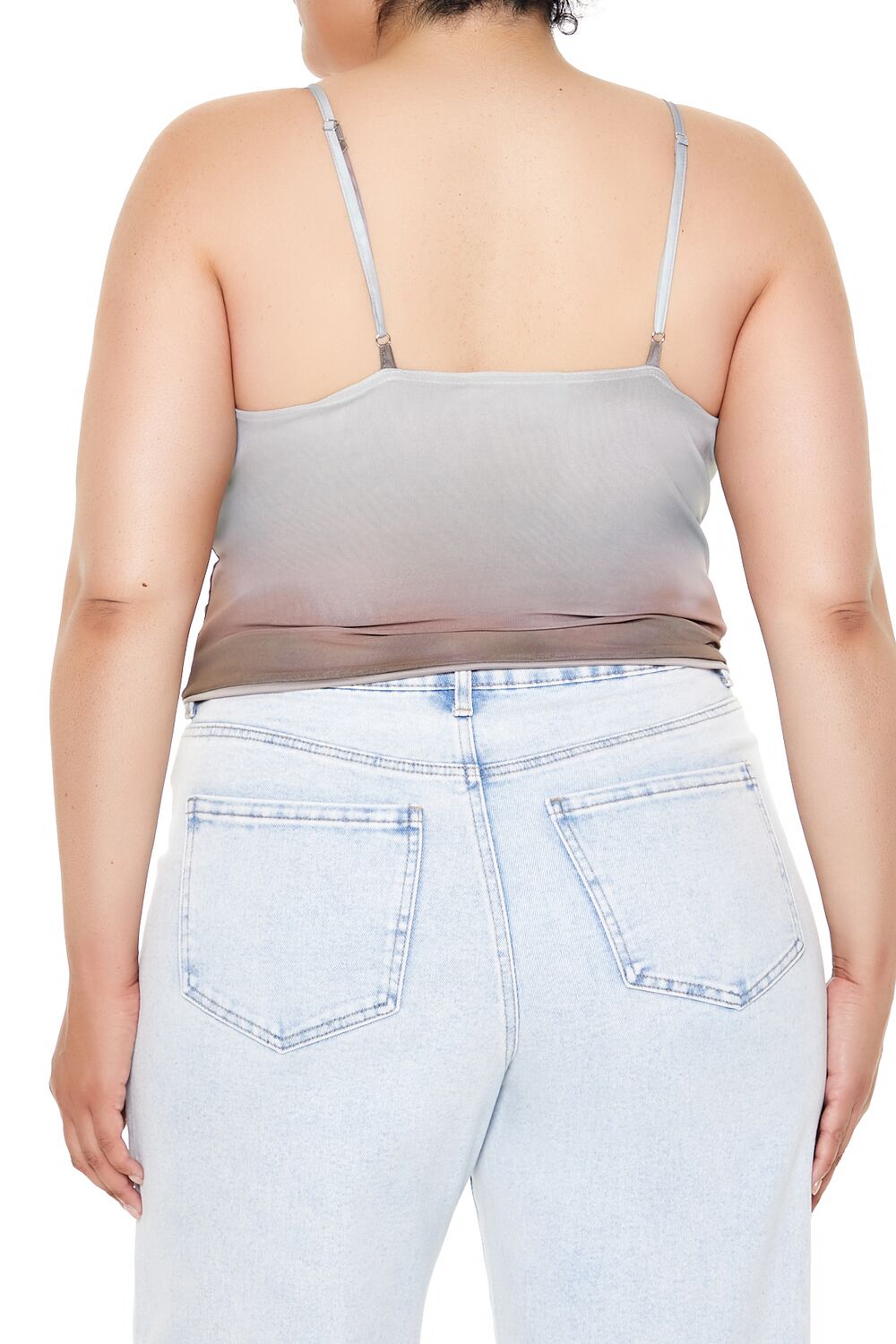  Forever 21 Plus Size Gradient Cropped Cami - brown multi - Bonton
