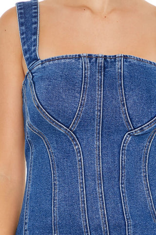 Bodycon Denim Mini Dress