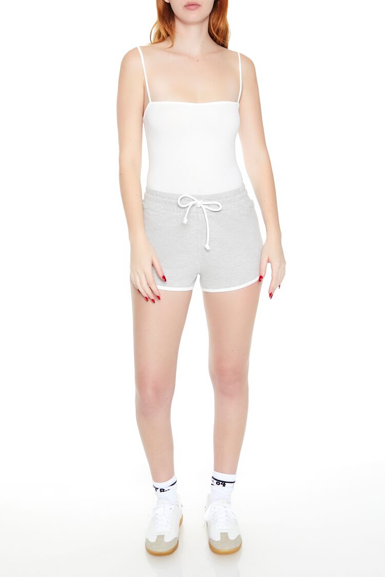  Forever 21 Seamless Thong Cami Bodysuit - black - Bonton