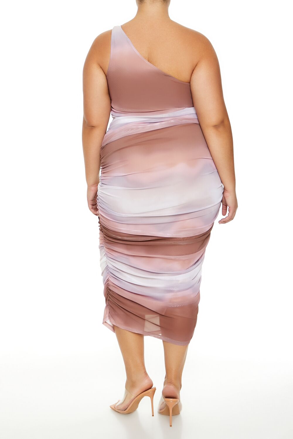  Forever 21 Plus Size Cloud Wash Maxi Dress - brown-multi-swatch - Bonton