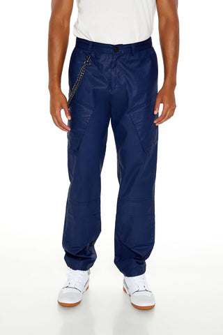 Mid-Rise Wallet Chain Pants