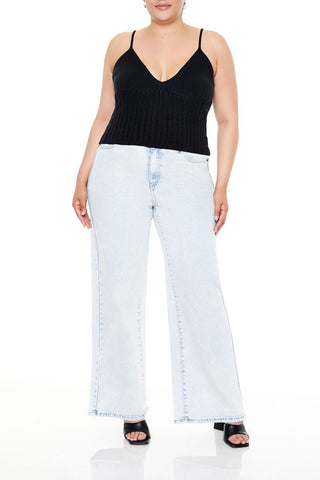 Plus Size Sweater-Knit Cami