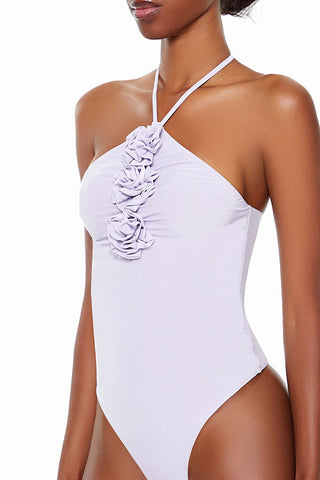Rosette Halter Bodysuit