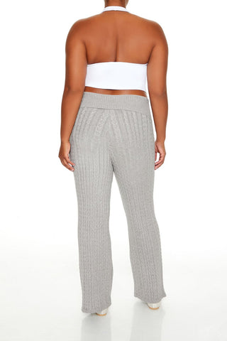 Plus Size Sweater-Knit Pants