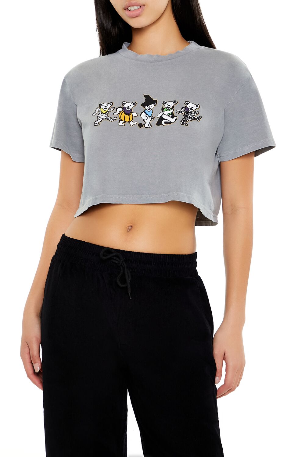  Forever 21 Grateful Dead Costume Bears Tee - grey multi - Bonton