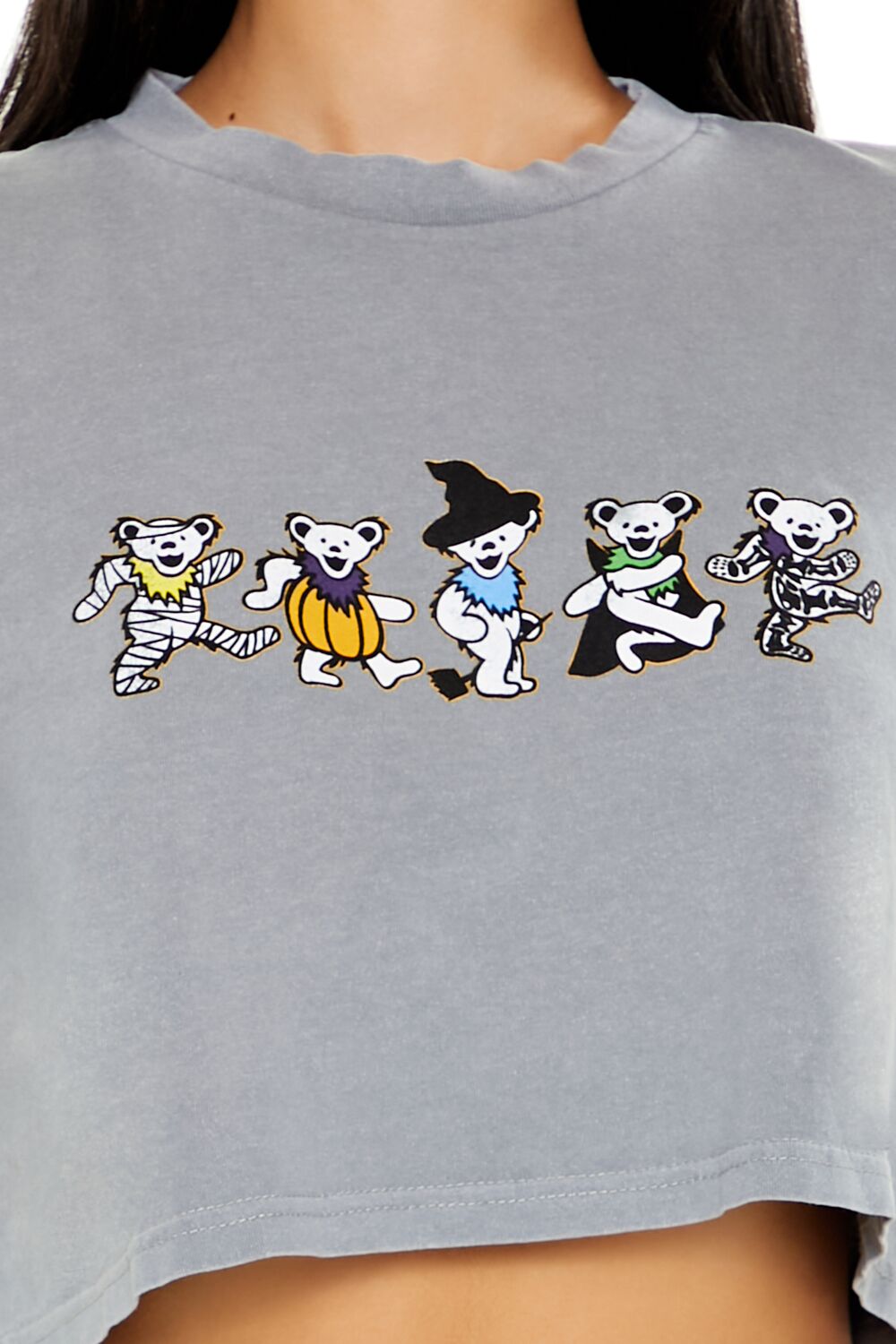  Forever 21 Grateful Dead Costume Bears Tee - grey multi - Bonton