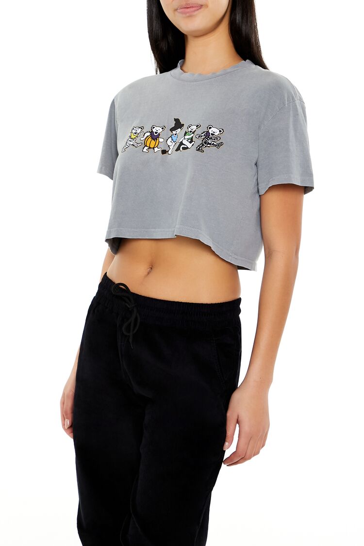  Forever 21 Grateful Dead Costume Bears Tee - grey multi - Bonton