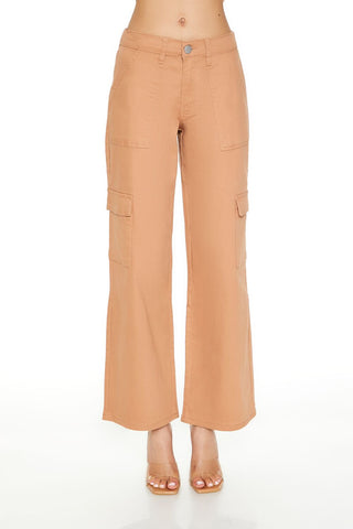 Twill Low-Rise Cargo Pants