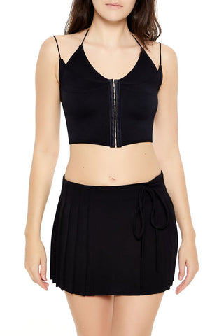 Seamless Halter Cropped Cami
