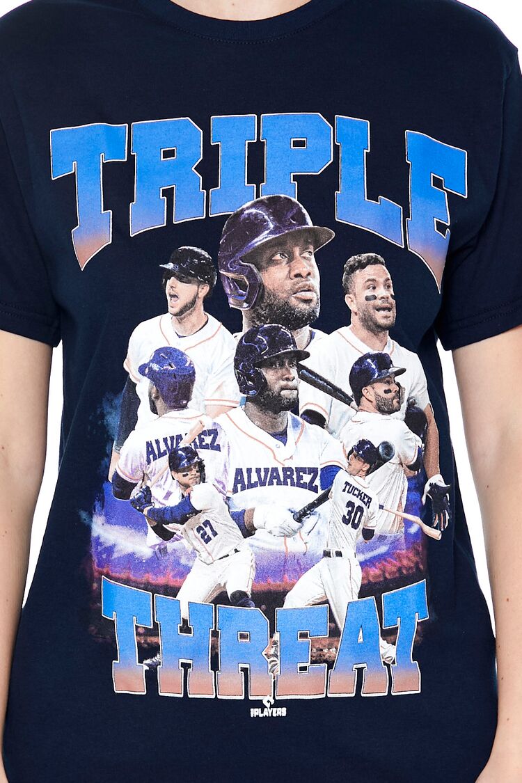  Forever 21 Triple Threat MLB Graphic Tee - navy multi - Bonton