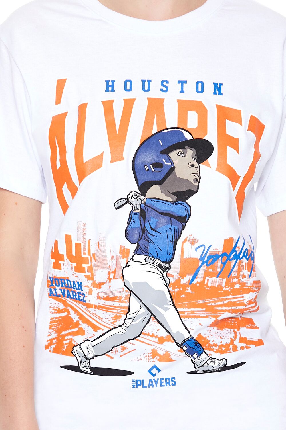 Forever 21 Yordan Alvarez Houston Graphic Tee - white multi - Bonton