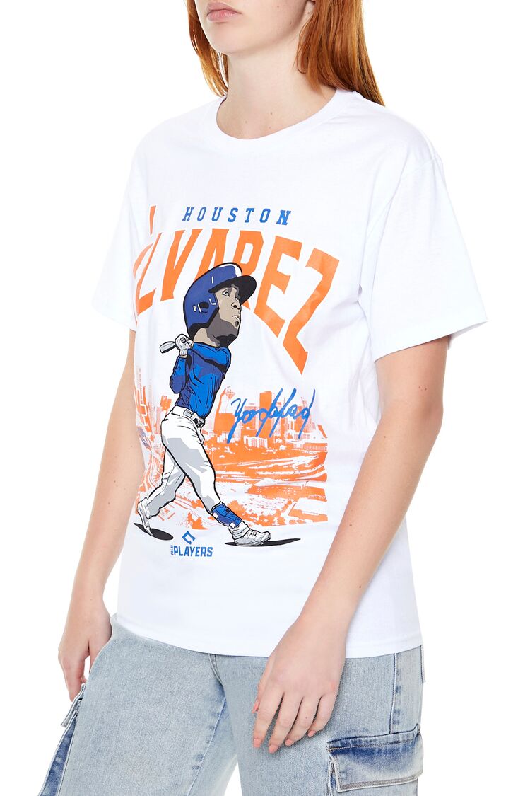  Forever 21 Yordan Alvarez Houston Graphic Tee - white multi - Bonton