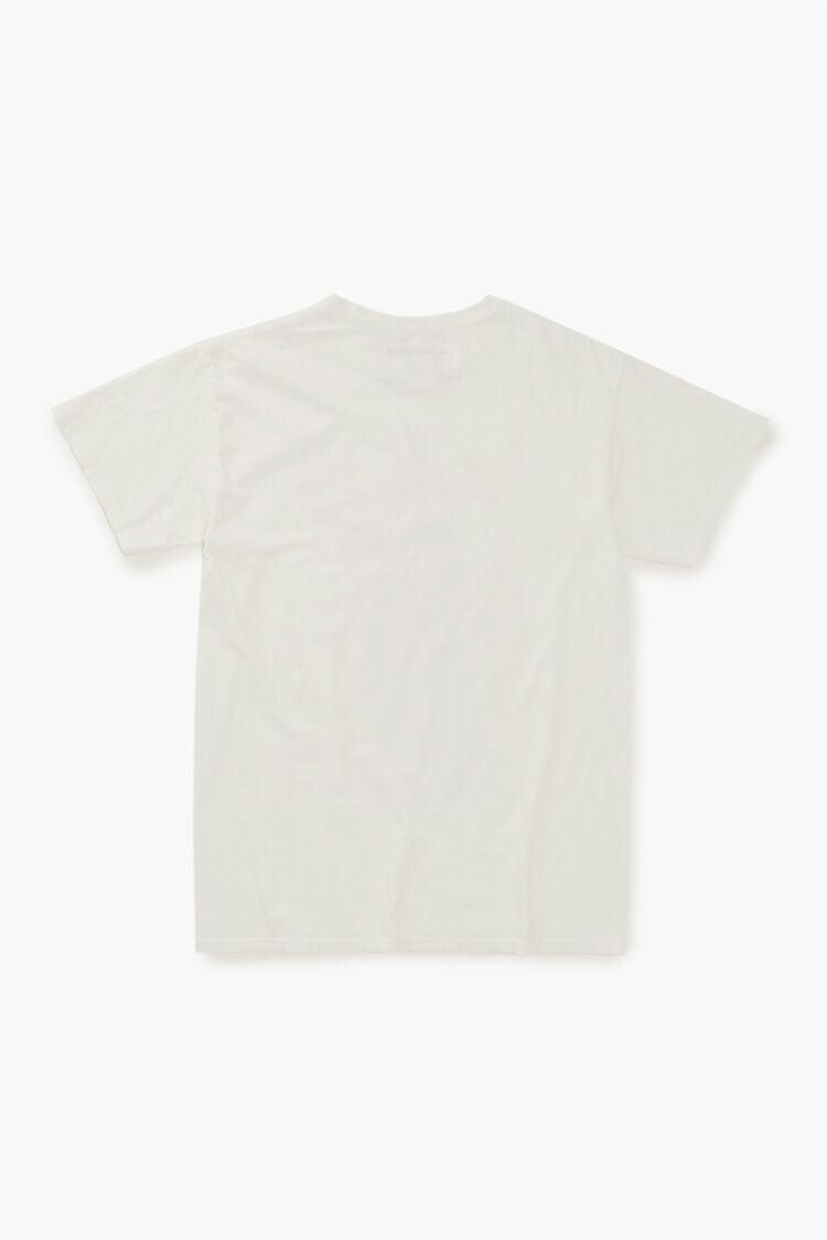  Forever 21 Shimmer Foil Saweetie Graphic Tee - white multi - Bonton