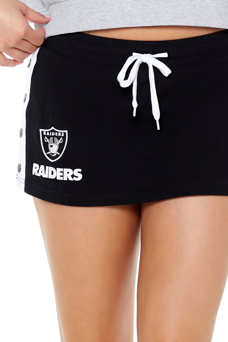  Forever 21 Las Vegas Raiders Skort - black-multi - Bonton