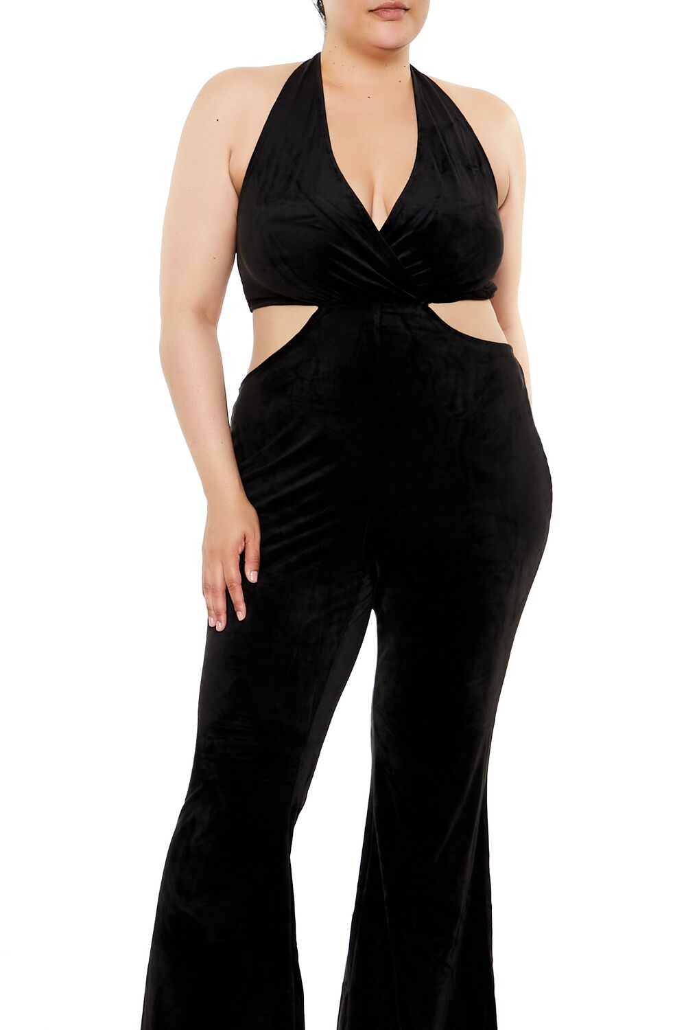  Forever 21 Plus Size Juicy Couture Jumpsuit - black - Bonton