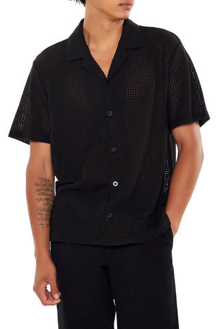 Textured Short-Sleeve Shirt