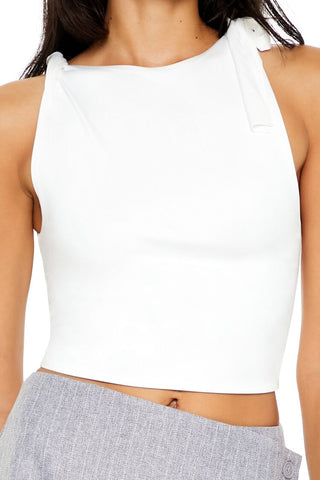 Contour Sculpt Asymmetrical Crop Top
