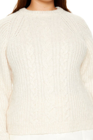 Plus Size Tie-Back Bow Sweater