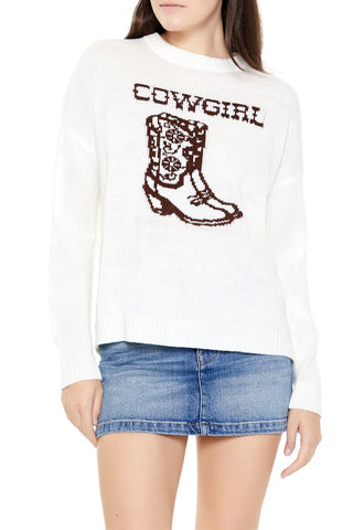 Cowgirl Graphic Sweater