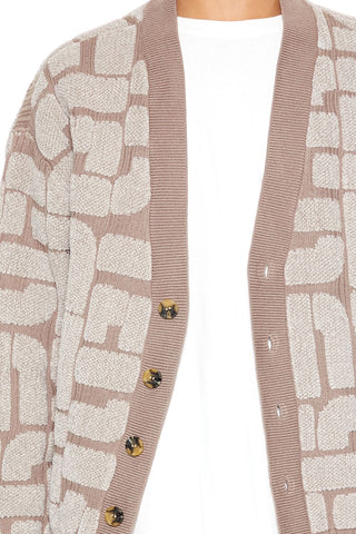 Geo Cardigan Sweater