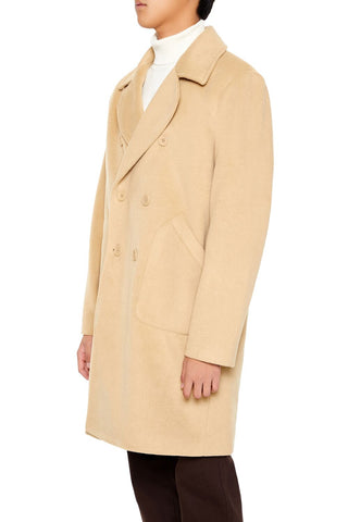 Notched Double-Breasted Coat