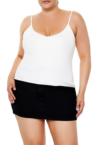 Plus Size Sweater-Knit Cami