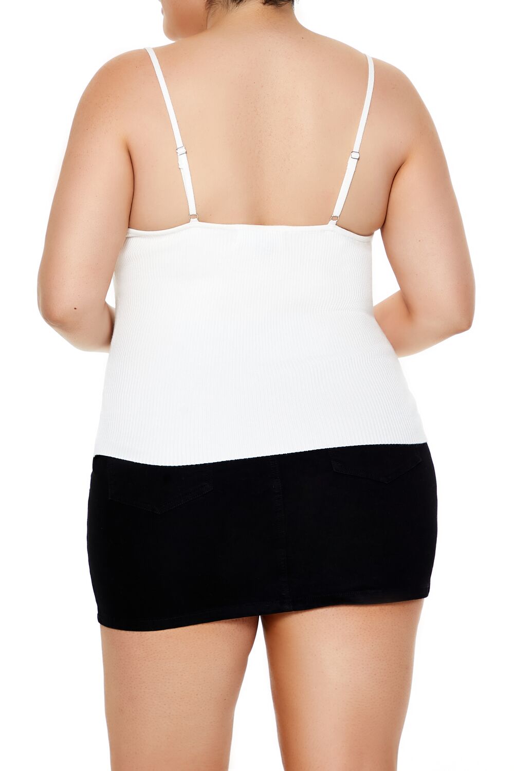  Forever 21 Plus Size Sweater-Knit Cami - cream - Bonton
