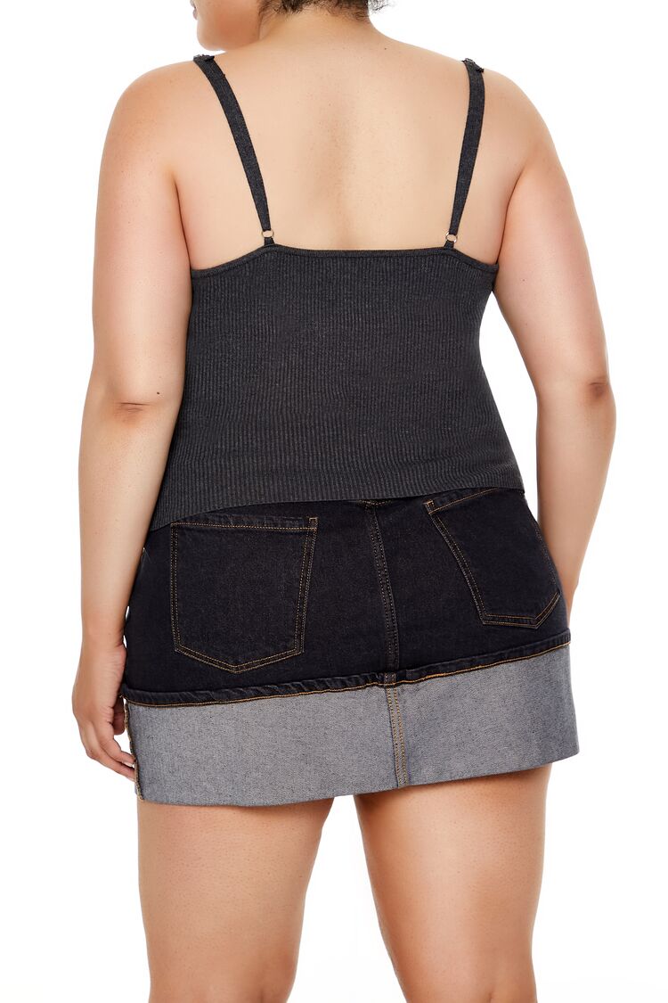  Forever 21 Plus Size Sweater-Knit Cami - cream - Bonton
