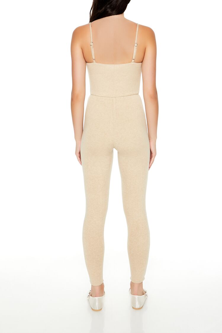  Forever 21 Fitted Cami Jumpsuit - oatmeal - Bonton