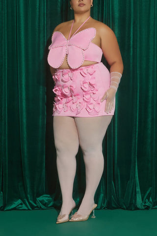 Plus Size Wicked Butterfly Mini Skirt