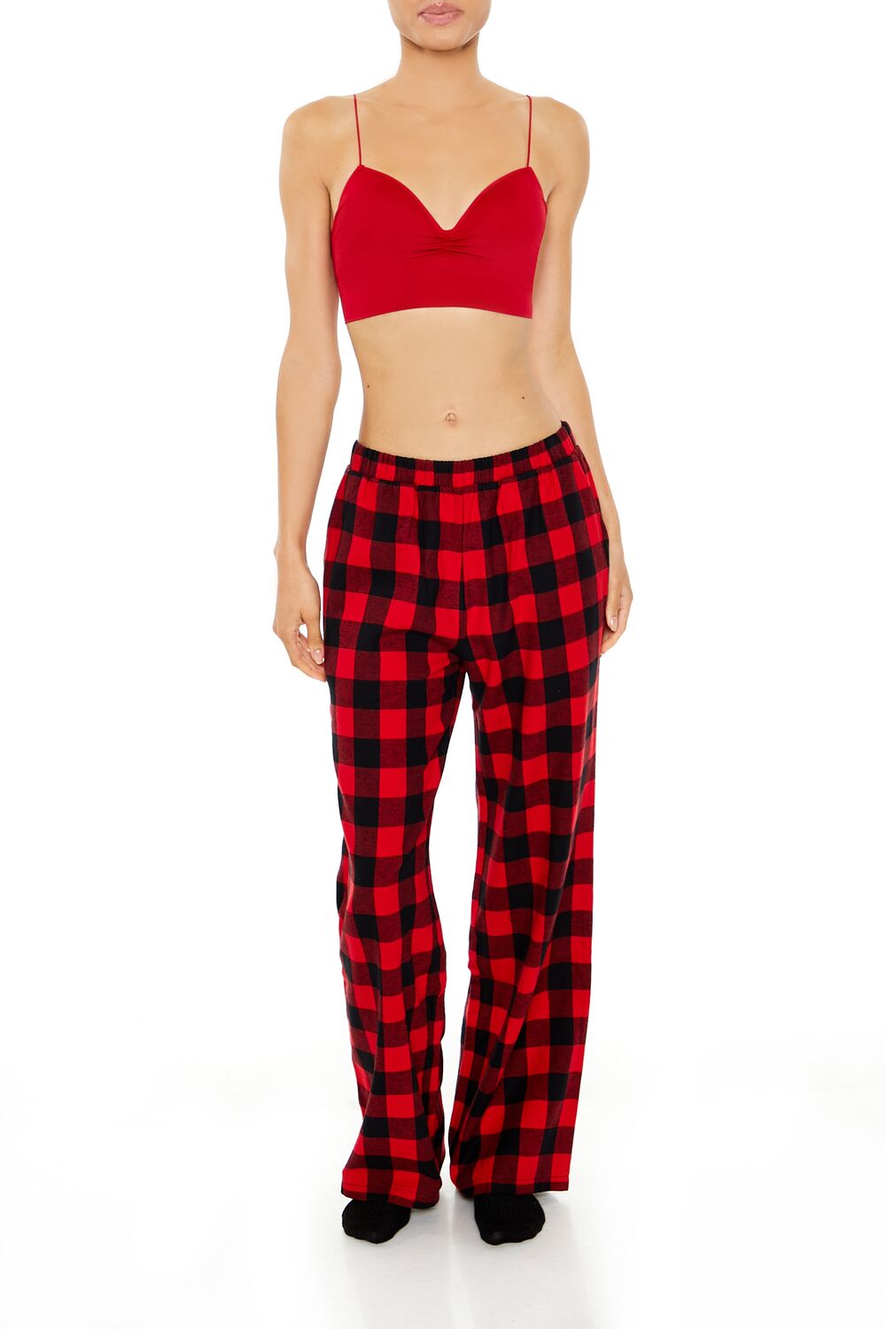  Forever 21 Seamless Sweetheart Bralette - dark-red - Bonton