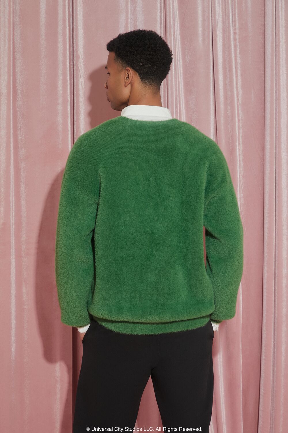  Forever 21 Wicked Embroidered Cardigan Sweater - green multi - Bonton