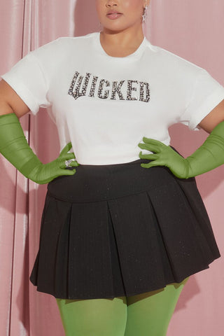 Plus Size Wicked Faux Gem Tee