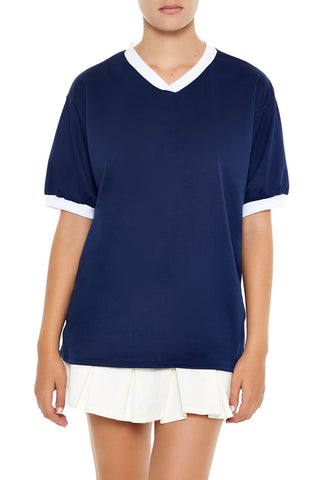 V-Neck Ringer Jersey