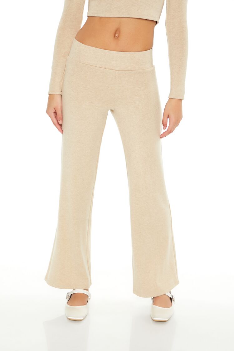  Forever 21 High-Rise Wide-Leg Pants - ivory - Bonton