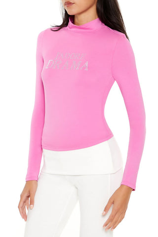 Rhinestone Jadore Drama Top