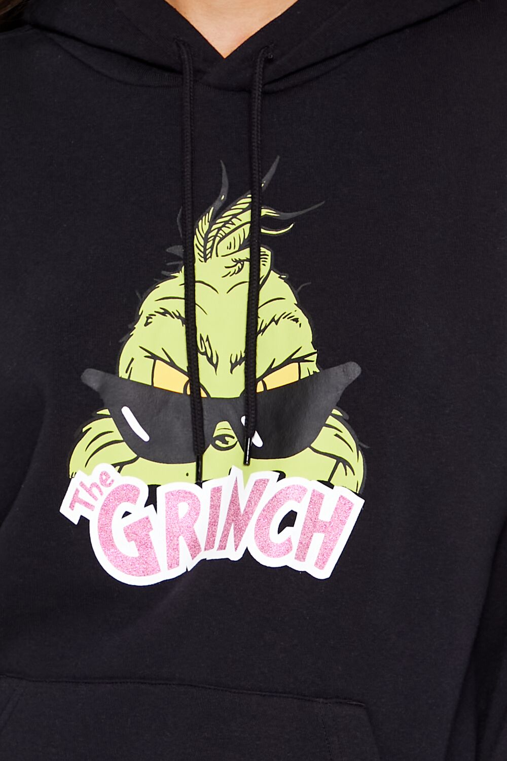  Forever 21 Grinch Graphic Hoodie - black multi - Bonton