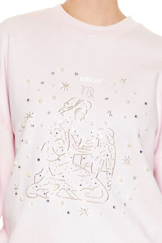 Beaded Virgo Pullover