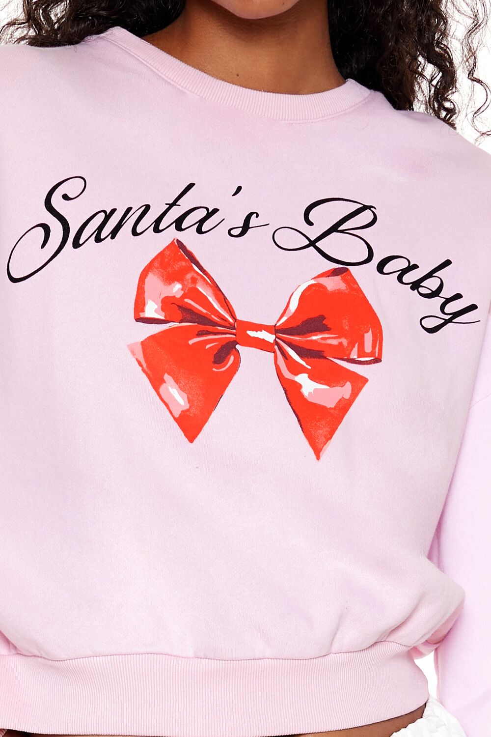  Forever 21 Santas Baby Graphic Pullover - petal pink multi - Bonton