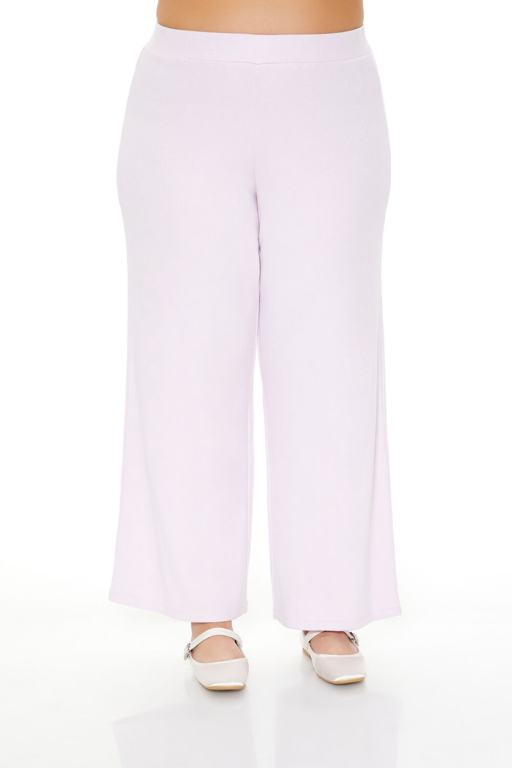  Forever 21 Plus Size High-Rise Wide-Leg Pants - blossom - Bonton