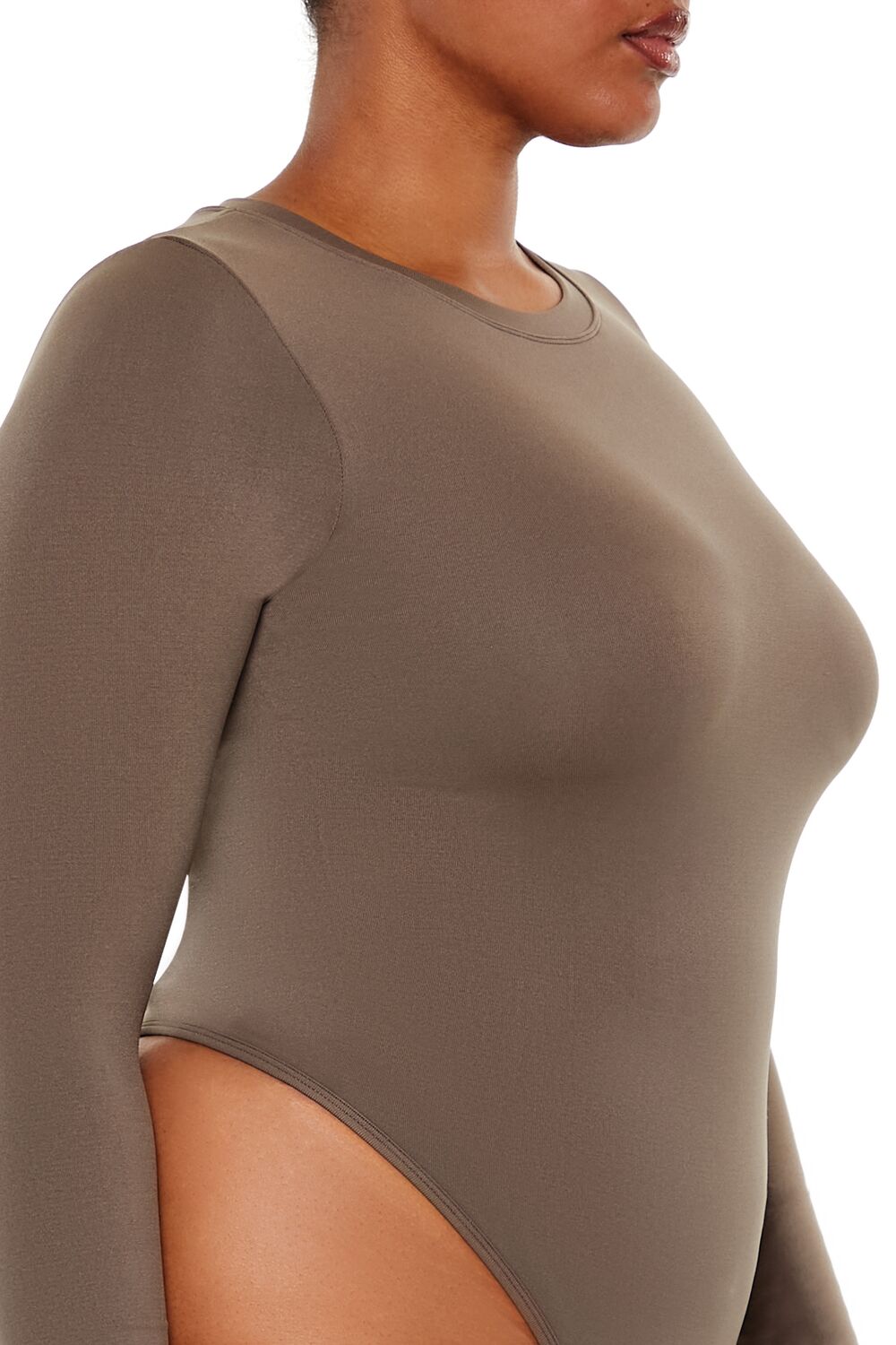  Forever 21 Plus Size Seamless Thong Bodysuit - black - Bonton