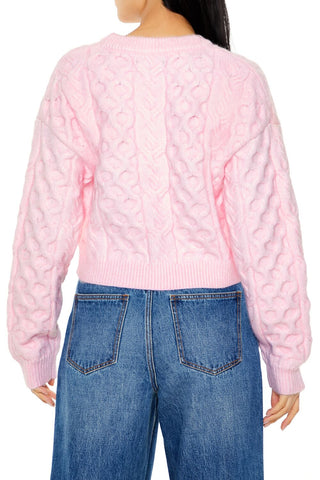 Cable & Honeycomb Knit Sweater