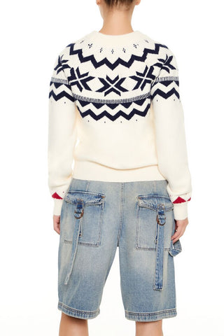 Geo Print Sweater