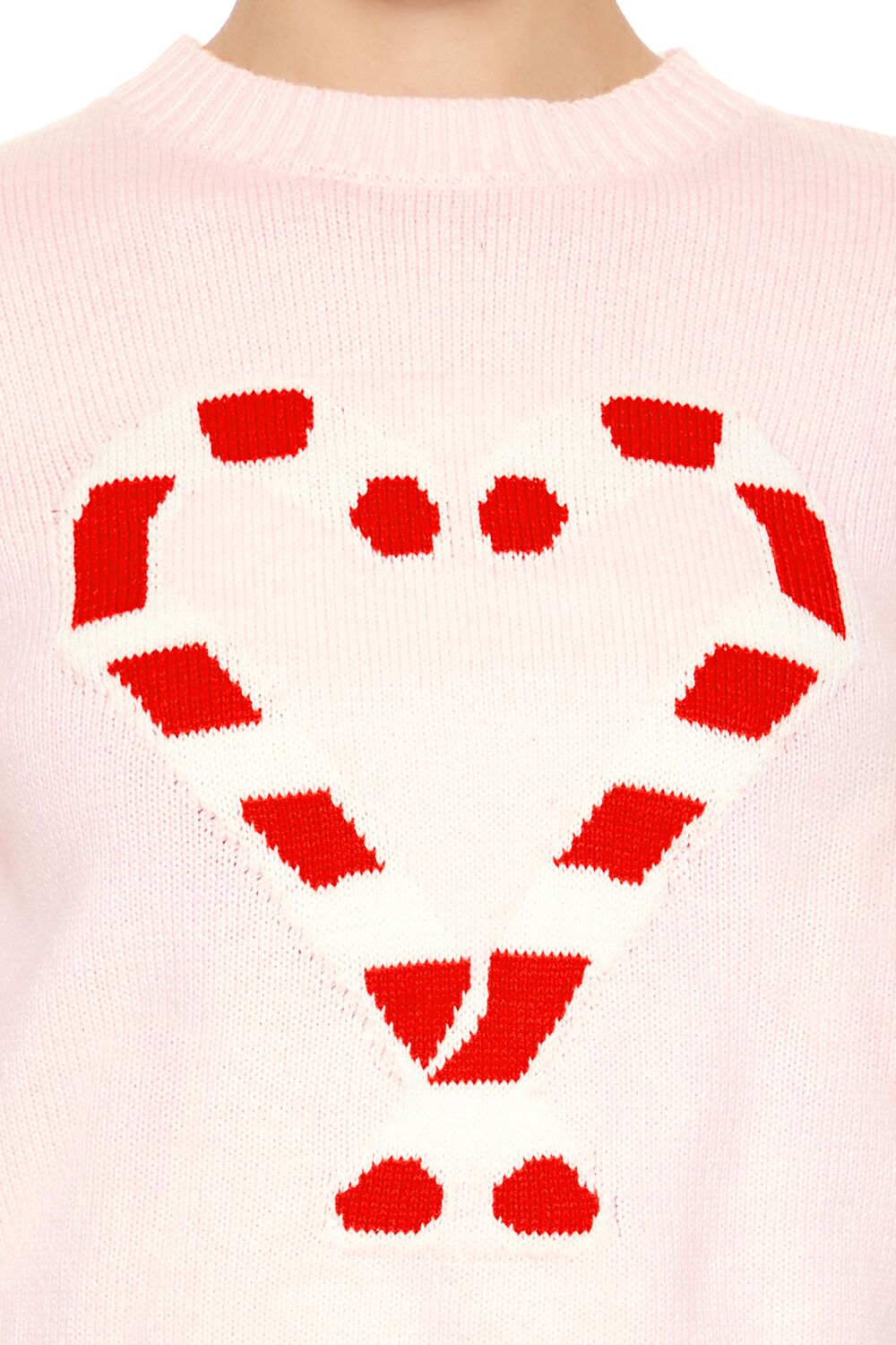  Forever 21 Candy Cane Graphic Sweater - pink multi - Bonton