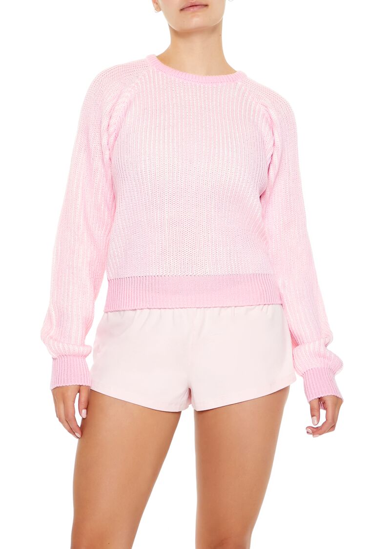  Forever 21 Striped Ribbed Knit Sweater - black white - Bonton