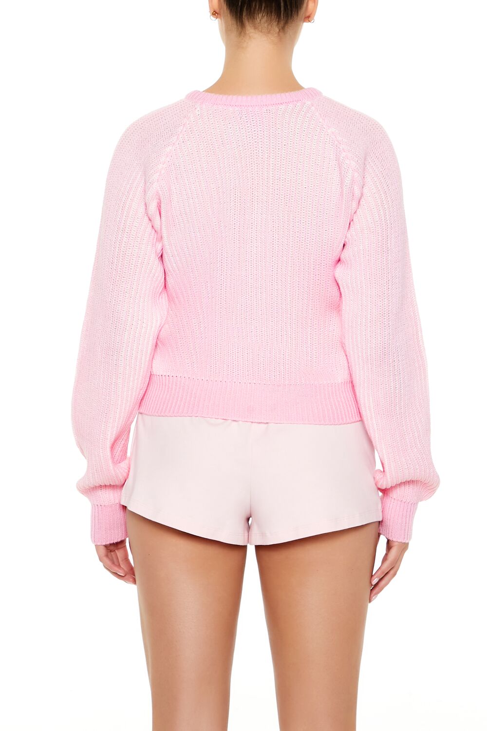  Forever 21 Striped Ribbed Knit Sweater - black white - Bonton