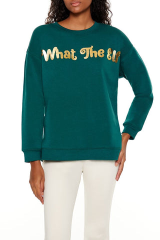 What The Elf Graphic Pullover