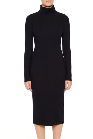 Turtleneck Midi Sweater Dress